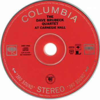 2CD The Dave Brubeck Quartet: At Carnegie Hall