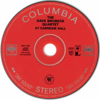 2CD The Dave Brubeck Quartet: At Carnegie Hall