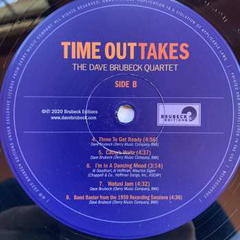 LP The Dave Brubeck Quartet: Time OutTakes