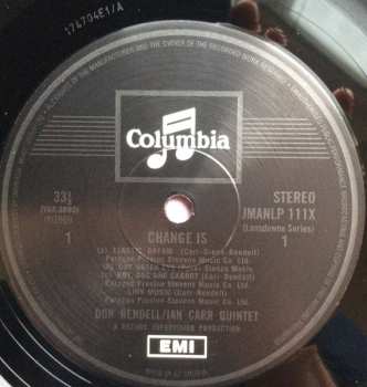 LP The Don Rendell / Ian Carr Quintet: Change Is