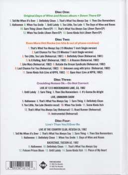 4CD The Dream Syndicate: History Kinda Pales When It And You Are Aligned (The Days Of Wine And Roses 40th Anniversary Edition) DLX