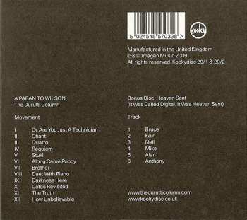 2CD The Durutti Column: A Paean To Wilson DIGI