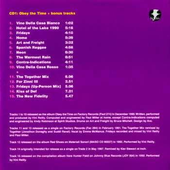 3CD/Zestaw pudełkowy The Durutti Column: Obey The Time DLX