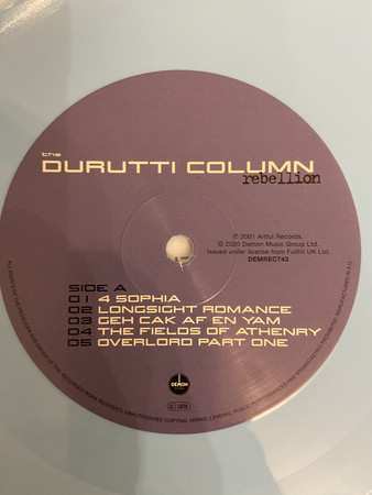 LP The Durutti Column: Rebellion CLR