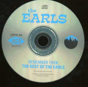CD The Earls: Remember Then - The Best Of The Earls
