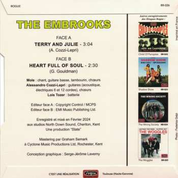 SP The Embrooks: Terry And Julie / Heart Full Of Soul LTD