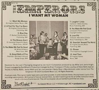 CD The Emperors: I Want My Woman