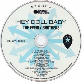 CD Everly Brothers: Hey Doll Baby