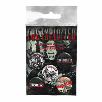 Merch The Exploited: Zestaw Odznak The Exploited Button Badge Set 1
