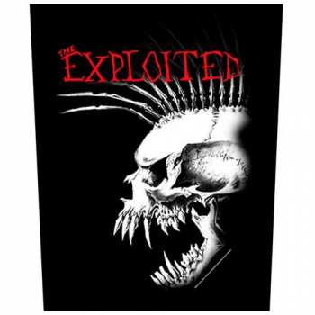 Merch The Exploited: Naszywka na plecach Bastard Skull