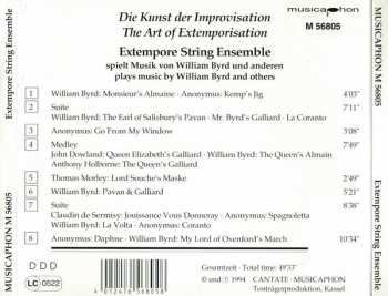 CD The Extempore String Ensemble: Die Kunst der Improvisation (Extempore String Ensemble spielt Musik von William Byrd und anderen) = The Art Of Extemporisation (Extempore String Ensemble Plays Music By William Byrd And Others)