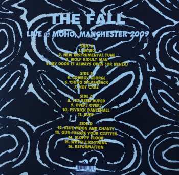2LP The Fall: Live @ MOHO, Manchester 11th November 2009  LTD