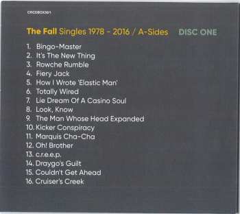 7CD/Zestaw pudełkowy The Fall: Singles 1978 - 2016 DLX