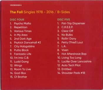 7CD/Zestaw pudełkowy The Fall: Singles 1978 - 2016 DLX