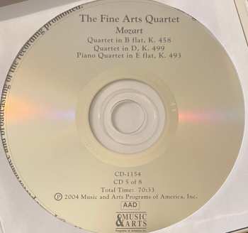 8CD/Zestaw pudełkowy The Fine Arts Quartet: The Fine Arts Quartet At WFMT: Unreleased Recordings Of Broadcast performances, 1967-73