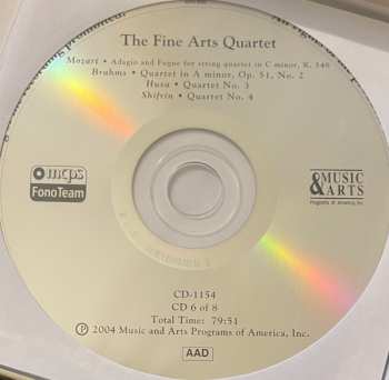8CD/Zestaw pudełkowy The Fine Arts Quartet: The Fine Arts Quartet At WFMT: Unreleased Recordings Of Broadcast performances, 1967-73