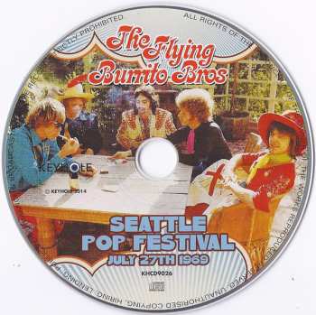 CD The Flying Burrito Bros: Seattle Pop Festival, July 27th 1969