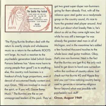 CD The Flying Burrito Bros: Seattle Pop Festival, July 27th 1969