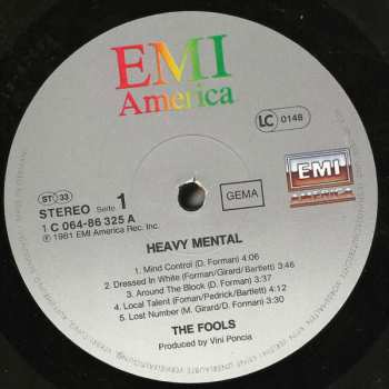 LP The Fools: Heavy Mental