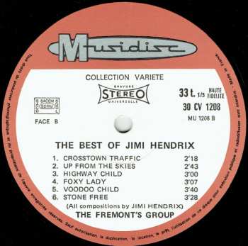 LP The Fremont's Group: The Best Of Jimi Hendrix