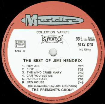 LP The Fremont's Group: The Best Of Jimi Hendrix