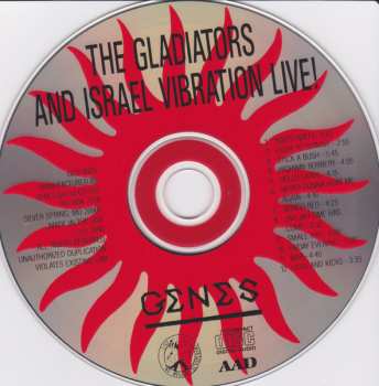CD The Gladiators: Live!