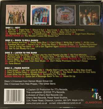 4CD/Zestaw pudełkowy The Glitter Band: The Albums DLX
