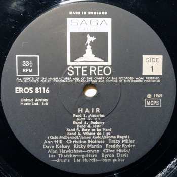 LP The Graham Walker Sound: Hair (The American Tribal Love-Rock Musical)