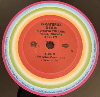 6LP/Zestaw pudełkowy The Grateful Dead: Olympia Theatre, Paris, France (5/3/72) LTD