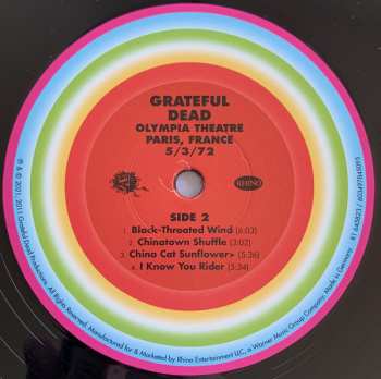 6LP/Zestaw pudełkowy The Grateful Dead: Olympia Theatre, Paris, France (5/3/72) LTD