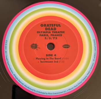 6LP/Zestaw pudełkowy The Grateful Dead: Olympia Theatre, Paris, France (5/3/72) LTD