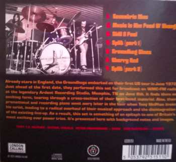 CD The Groundhogs: Live 1972 WMC Studios Memphis 