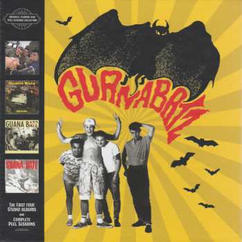 4CD/Zestaw pudełkowy The Guana Batz: Original Albums And Peel Sessions Collection