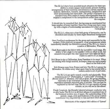 CD The Hi-Lo's: Listen!