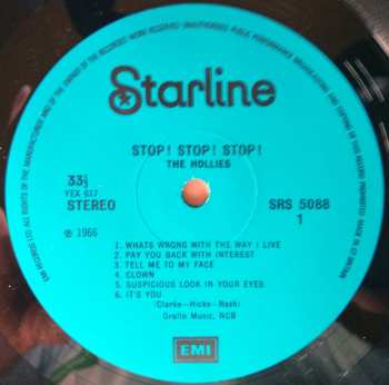 LP The Hollies: Stop! Stop! Stop!