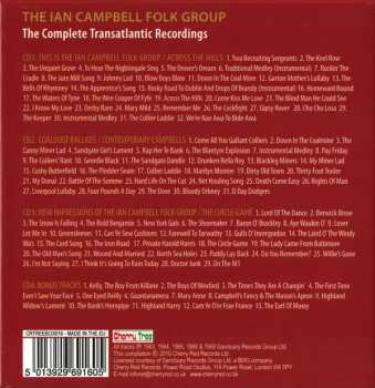 4CD/Zestaw pudełkowy The Ian Campbell Folk Group: The Complete Transatlantic Recordings