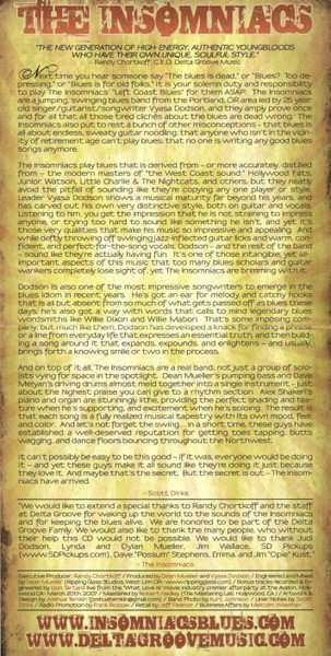CD The Insomniacs: Left Coast Blues