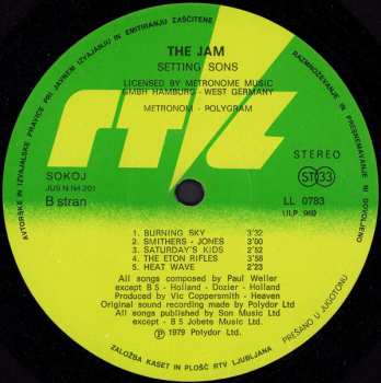 LP The Jam: Setting Sons