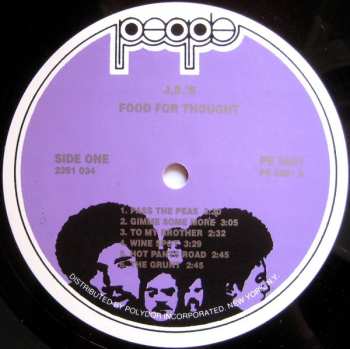 LP The J.B.'s: Food For Thought