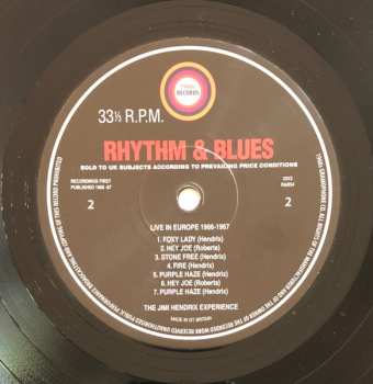 LP The Jimi Hendrix Experience: Live in Europe 1966-1967   