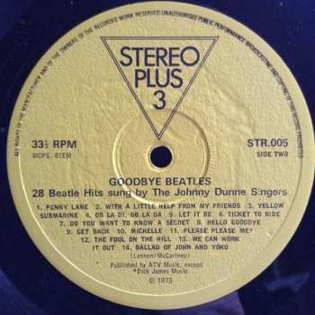 LP The Johnny Dunne Singers: Goodbye Beatles