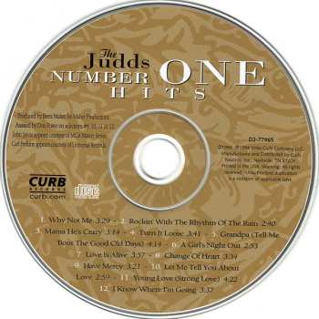 CD The Judds: Number One Hits