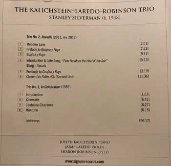 CD Kalichstein-Laredo-Robinson Trio: In Celebration - The Piano Trios Of Stanley Silverman