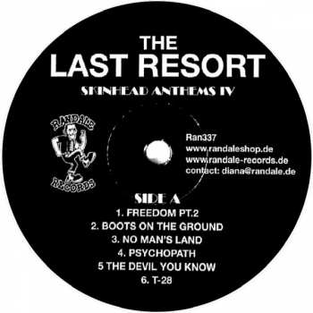 LP The Last Resort: Skinhead Anthems IV