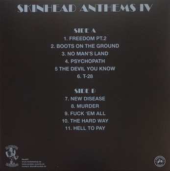 LP The Last Resort: Skinhead Anthems IV