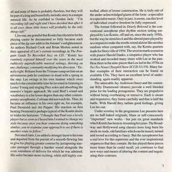 CD The Lee Konitz Quartet: Dearly Beloved