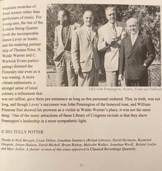 8CD/Zestaw pudełkowy London String Quartet: 1917-1951 Recordings