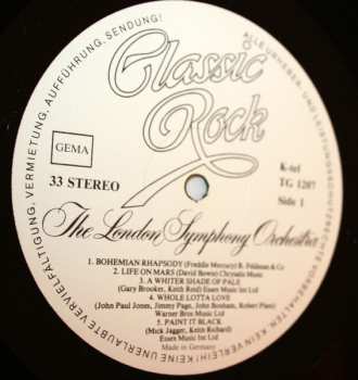 LP The London Symphony Orchestra: Classic Rock