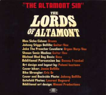 CD The Lords Of Altamont: The Altamont Sin
