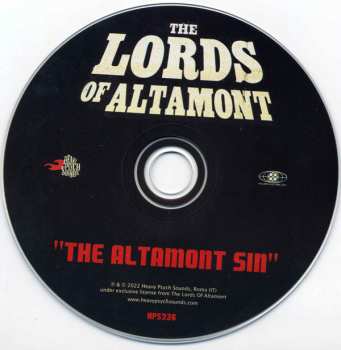 CD The Lords Of Altamont: The Altamont Sin